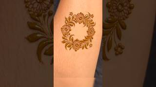 Mandala Tikki mehndi designMehndi Tattoshortsytshortviralvideo [upl. by Bathsheeb]