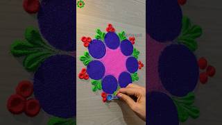 Rangoli designs for diwali simple and easy rangolidesign diwalirangoli shorts [upl. by Nadean]