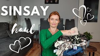 SINSAY HAUL💖  NOWOŚCI  KURTKA  SWETRY  JEANSY  TOPY  SPÓDNICA  BODY MIERZYMY [upl. by Nnhoj]