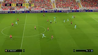 Phil Foden game changer goal vs Brentford PES 25 [upl. by Rabjohn]