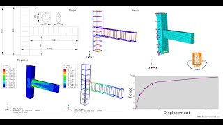 ABAQUS Tutorial Reinforced Concrete BeamColumn Joint Modeling Analysis and behavior [upl. by Aivuy]