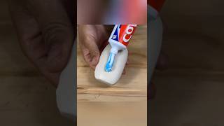 Transform Your Bathroom Amazing Toothpaste and Soap Hack Home Toothpaste DIY Cleaning shorts [upl. by Haugen]