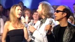 Immortality  CELINE DION amp The BEE GEES LIVE  Awesome Quality TOTP 1998 [upl. by Nnair]