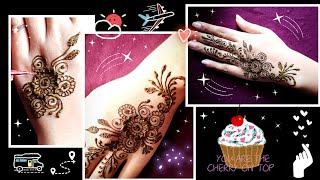 stylish mehndi design 🤩  mehndi designs  mehandi ka design  mehndi design simple  mehndi [upl. by Snook]