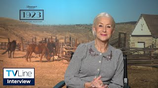 1923 Interview  Helen Mirren Talks Yellowstone Prequel [upl. by Sato]