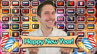 How To Say quotHAPPY NEW YEARquot in 55 Different Languages [upl. by Schiff]