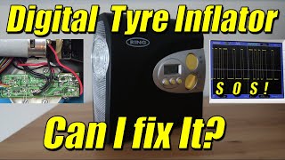 Ring 12V Digital Automatic Tyre Inflator  Can I Fix It [upl. by Wystand420]