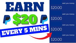 Earn 20 Every 5 Mins Into Your PayPal Earn PayPal Money For Beginners 2025 [upl. by Demaria]