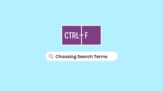 Choosing Search Terms [upl. by Solrak959]