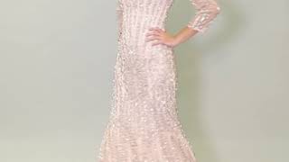 Completely Embellished Long Sleeve Mermaid Style Prom Dress 12108wwwshailkdressescom [upl. by Pandora]