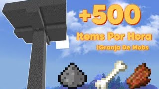 ¡GRANJA DE MOBS FACIL RAPIDA 500 ITEMS POR HORA 119 [upl. by Winsor]