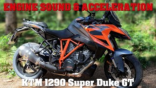 KTM 1290 Super Duke GT  Exhaust Sound amp acceleration [upl. by Herald]