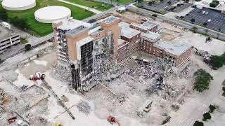 Hillcrest Hospital Demolition June 2021 Waco Tx Drone footage [upl. by Alberto]