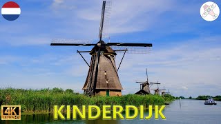 THE WINDMILLS OF KINDERDIJK │NETHERLANDS Tour of Kinderdijk a UNESCO World Heritage site 4K [upl. by Lindell407]