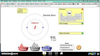 Atomens uppbyggnad Del1 atommodellen [upl. by Ernaldus876]