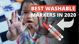 5 of The Best Washable Markers for Toddlers Reviews in 2020  Top Rated Washable Markers [upl. by Itagaki86]