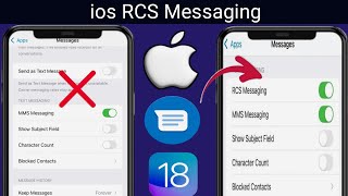 Hoe RCSberichten inschakelen op iPhone 15 Pro Max of een iPhone met iOS 18 [upl. by Llemmart]