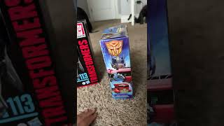 Today I got Transformers one Optimus primeorion pax Alpha Trion and Studio series BBM Skywarp [upl. by Thaddus]