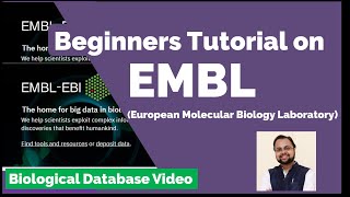 EMBL Database Tutorial A Beginners Guide [upl. by Aiykan]