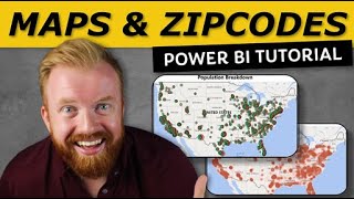 Zip Code and Heat Maps  Microsoft Power BI  Tutorial for Beginners [upl. by Iborian88]