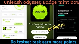 Unleash odyssey badge Mint [upl. by Aryad]