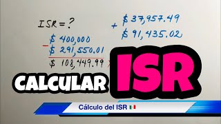 Cómo Calcular el ISR Impuesto Sobre la Renta Bien fácil y Rápido [upl. by Myrle]