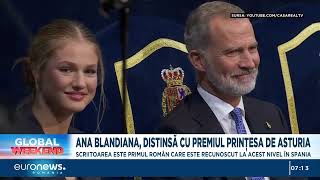 Scriitoarea Ana Blandiana a primit Premiul Prinţesa de Asturia pentru Litere [upl. by Letsirk]