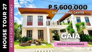 House Tour 27  Modern Single Detached House  Gaia  Idesia Dasmarinas Cavite  Ready for Occupancy [upl. by Toms268]