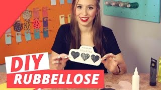 LAST MINUTE DIY Geschenk Rubbellose  DIY or DIDont w Cali Kessy [upl. by Yaffit]