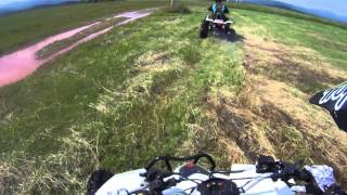 GoPro  atv Black Bear encounter [upl. by Lelith]