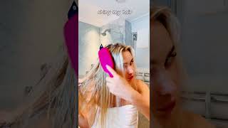 Model’s Secret Hair Hack Smooth Shiny amp TangleFree in Seconds [upl. by Rick]