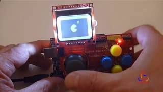 Creating a Basic Game for Funduino Joystick Gamepad with Nokia 5110 LCD [upl. by Zwick]