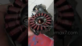 Penyebab Error Kode 12 Yamaha Lexi Aerox Nmax 😭 pertamax7 spull stator ckpsensor kode12 nmax [upl. by Ariayek]