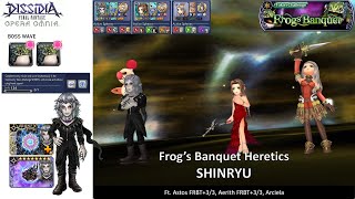 DFFOO GL Frogs Banquet Heretics SHINRYU Astos amp Aerith carries bronze Arciela [upl. by Noell]