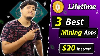 Mine 20 Daily  Best 3 Free Crypto Mining App In 2023 🔥  Smartphone Mining Apps 2023 🎁 [upl. by Boehike]