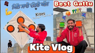 Kite Vlog  Monofil Gattu  Shakti Gold Gattu  Testing  Kite Flying  Kite  Batala promotion [upl. by Adiasteb]