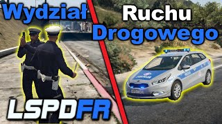 Polska Policja  Drogówka Wydział Ruchu Drogowego🚓 LSPDFR 25 🚓 GTA V [upl. by Ojytteb]