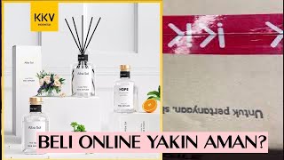 UNBOXING REVIEW KKV ALBA SOL REED DIFFUSER HONEY FLOWER PECAH [upl. by Ytinav359]