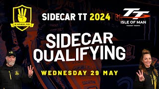 3 Wheeling TT 2024  Sidecar Qualifying 3  Wednesday 29 May [upl. by Kobi]