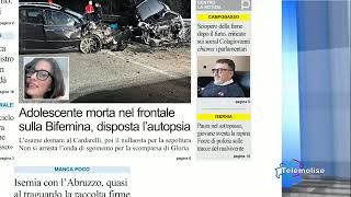 Rassegna Stampa  Telemolise  12112024 [upl. by Macknair141]