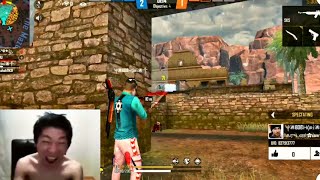 Free Fire Exe ftkorean gamer  ultimate fun must watch💯🤣🤣 [upl. by Airtened995]