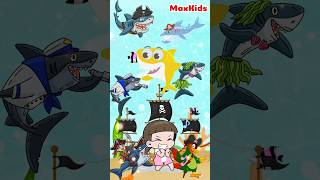 Baby Shark Fun Sing amp Song Dance Doo Doo Doo  Baby Shark Remix Song With Freindsshorts [upl. by Mayor]