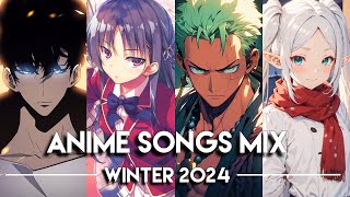 Best Anime Openings and Endings Music Mix │Full Songs  Winter 2024 [upl. by Voltz]