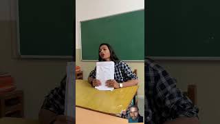 Reaction video comedy funny schoollife school college bobbyprankster duet bobyprankstar [upl. by Oicanata226]