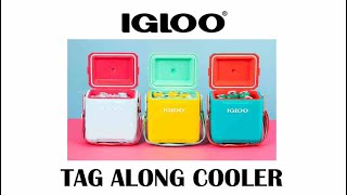 Igloo Tag Along Cooler Camping Picnic and Beach Cool Box [upl. by Saraiya347]