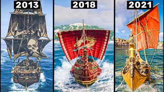 Evolution of SHIP in Assassins Creed Games 20072021 [upl. by Inavoy]