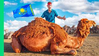 Butchering a 1000 Pound Camel in Kazakhstan [upl. by Yacov]