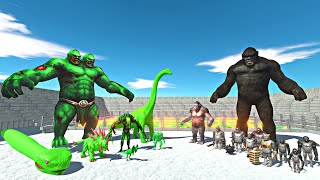 Radiation Two Head Goro  Radiation Mamba Team vs Mutant Primates in Radiation Stadium Arena  ARBS [upl. by Flss]