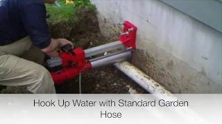 BLUEROCK ® TOOLS Z1WS DUAL SPEED 4quot CONCRETE CORE DRILL CORING MACHINE [upl. by Rufus109]