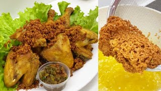 AYAM GORENG OPOR DENGAN KREMESAN SUPER CRISPY [upl. by Cory]